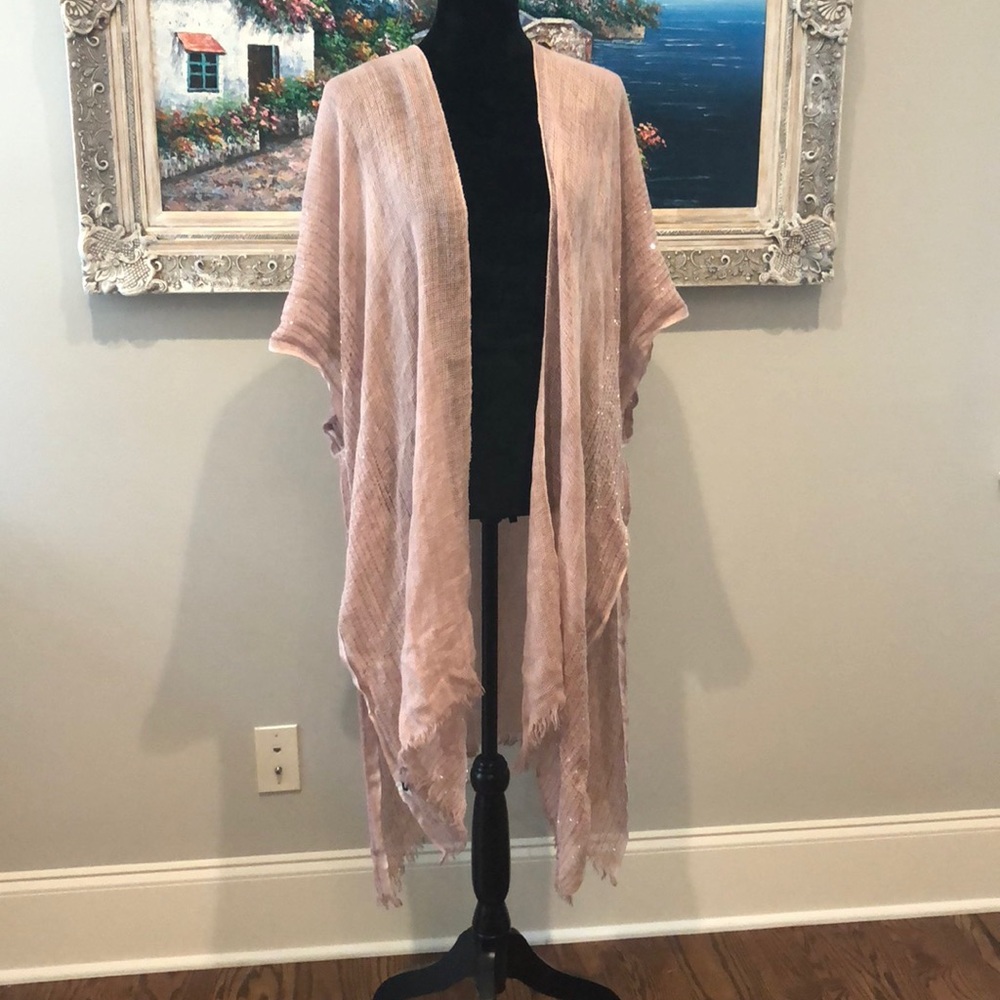 Adorable Pink Kimono One Size New Without Tags